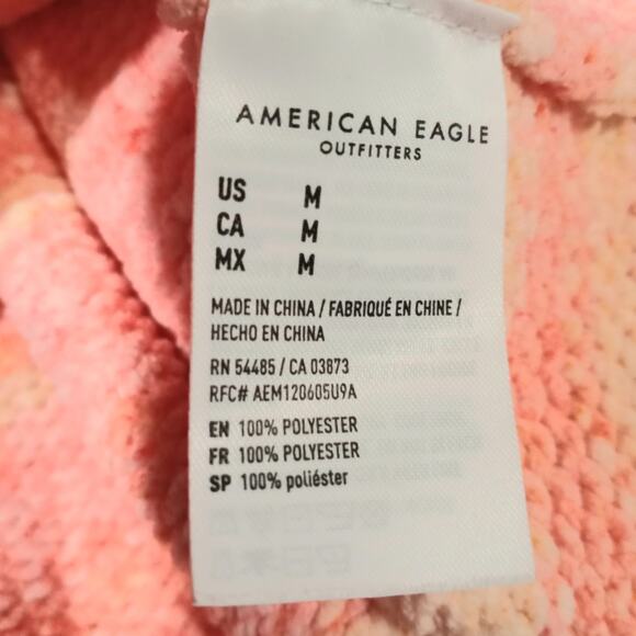 AMERICAN EAGLE Boxy Fit Chenille Pullover Sweater M  CottageCore Campy Fairy - Picture 6 of 7